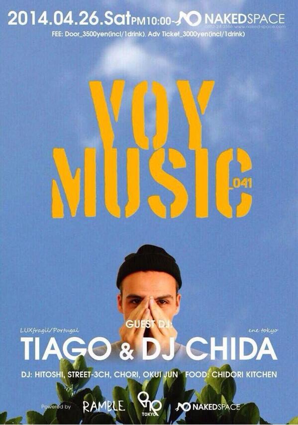 ohinase_'s tweet photo. 今週の土曜VOY MUSIC前売りチケットにはCHIDAさんのmix CD付きバージョン☀︎お早めに〜まだの方はDMでもよろしいのでご連絡お待ちしてますぅぅぅ http://t.co/XPijFfL6kT