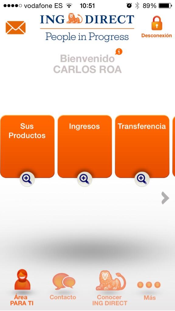 __Dixon's tweet photo. @INGDIRECTes en la parte superior derecha no hay ningún botón, y cuando inicio sesión está el botón de desconexión http://t.co/OBPRUqDw7K