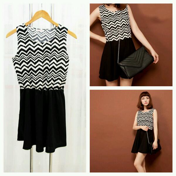 Feminimous's tweet photo. Wave dress Idr 137 All size fit S-L bahan chiffon cotton http://t.co/PobIPuiPap