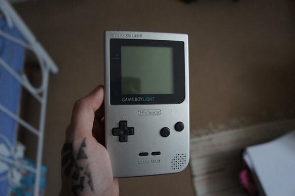 OHNOBETA's tweet photo. The Nintendo Gameboy was released in Japan 25 years ago today, make sure to spend some time with him on his birthday. http://t.co/AhaJMBCXCX