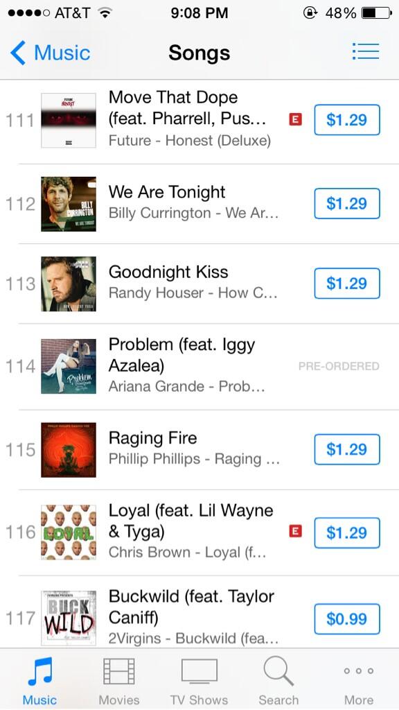 BoundlessGrande's tweet image. Moving on up :))) @ArianaGrande #7DaysUntilProblem #PreOrderProblemOniTunes
