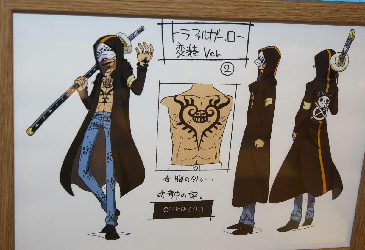 ワンピース まにあ Tvアニメワンピース ドレスローザ編設定資料 トラファルガー ロー変装ver Onepiece ワンピース ロー Http T Co H4ie80faro Twitter