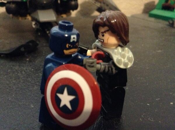 BuckyLego's tweet photo. Captain America and Me http://t.co/NFIAT815lx