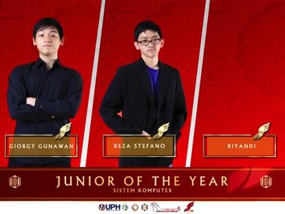 Junior of The Year Sistem Komputer !! #FIKAwards
