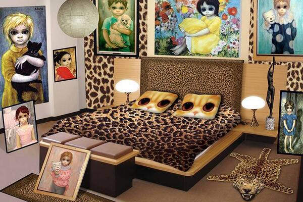 GioLovesYou's tweet photo. Hey, @heathcrush…remember that painting Mock-Up I did? Imagine it on the wall with this bed: http://t.co/SAz43CSWsv