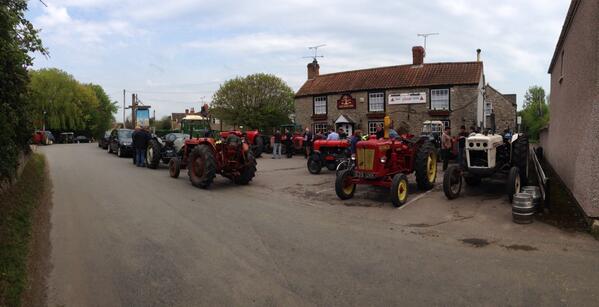 Vintage tractor run stopping by today.