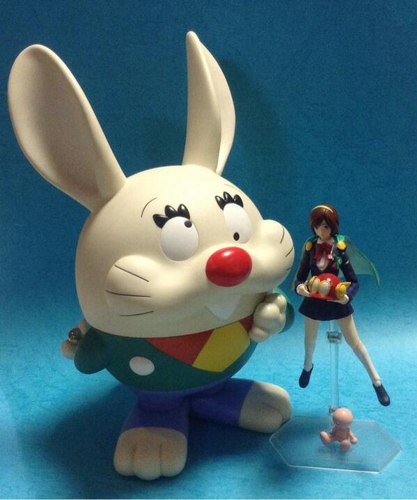 館長 En Twitter 藤子不二雄キャラのフィギュアの中で特にお気に入り ソフビ製 ヒョンヒョロ の大うさぎちゃんです Http T Co Sxpprvgez0
