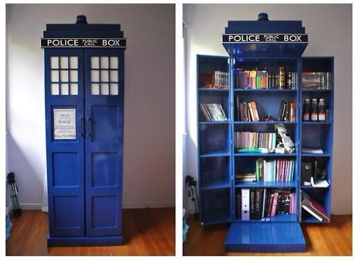 This is fantastic! #DoctorWho #TARDIS #ReadingIsHappiness