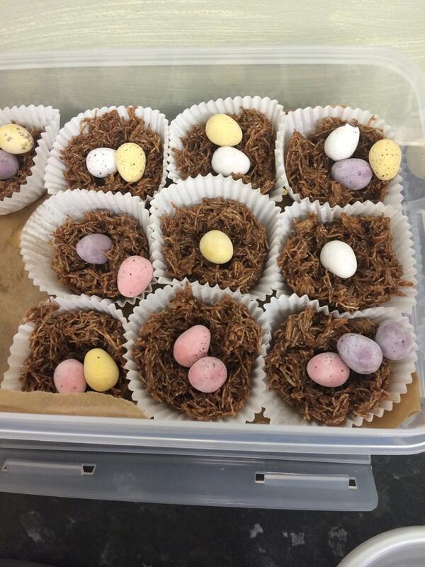 Thank you to @TerriWalters_1  making these fab cakes for my work colleagues #familycollaboration