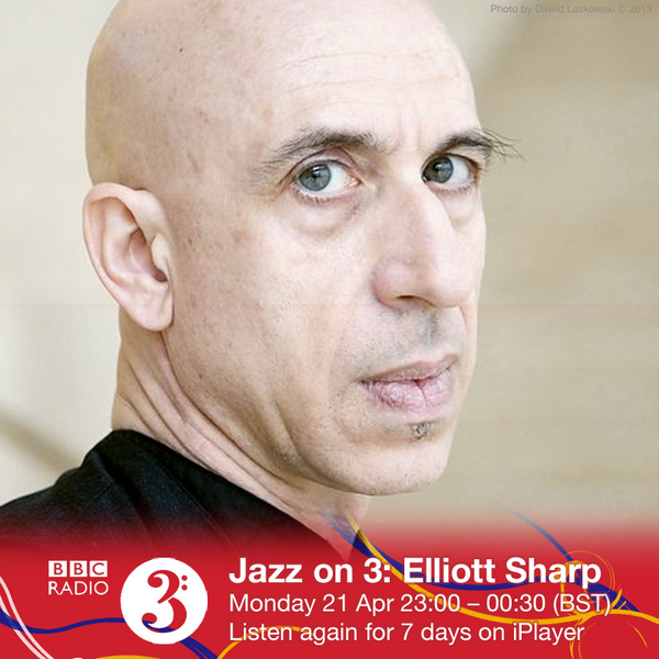 BBCJazzon3's tweet photo. Tonight on Jo3, Elliott Sharp presents Foliage @vortexjazz feat. @liamnoble68 @percypursglove @AlexWoodsMusic http://t.co/MW41C7KuRD