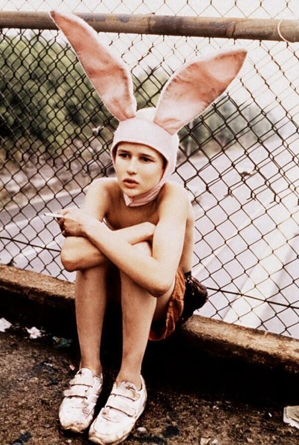 Zeit_Heist's tweet image. Bunny Boy from Gummo by Harmony Korine #Easter #ZeitHeist zeitheistzine.com