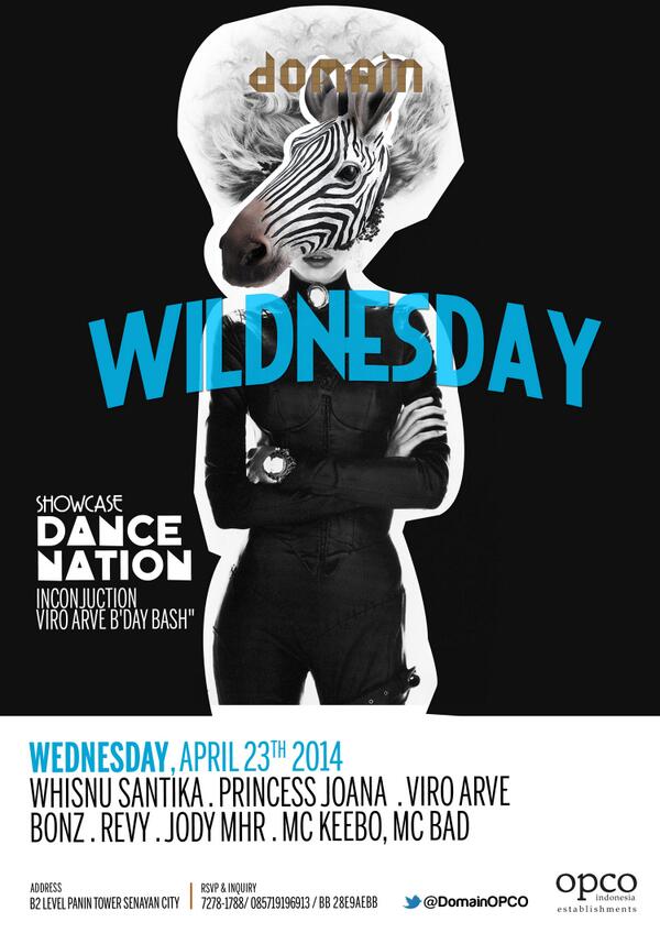 Tomorrow DANCE NATION @domainOPCO with @showcasepfm <a href="/WhisnuSantika/">Whisnu Santika</a> <a href="/PJoana/">Princess Joana</a> <a href="/ViroArve/">Viro Arve</a> <a href="/JODYMHR/">Jody Muharrezky</a> etc