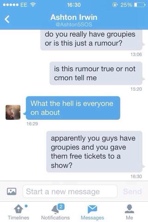 english drama for conversation drama! the http://t.co/8cKeWa5qTD groupies DMs about fans to Ashton's english drama for conversation drama! the http://t.co/8cKeWa5qTD groupies DMs about fans to Ashton's