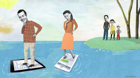 When parents pay too much attention to their phones, their child's development may suffer. n.pr/1nkhdBy