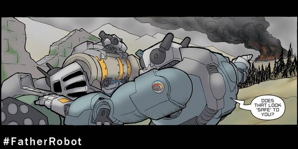 FatherRobot's tweet image. War is on the horizon. #FatherRobot #indiecomics