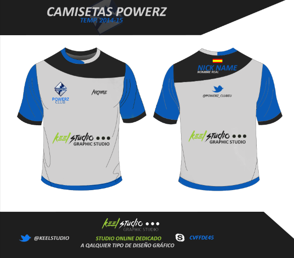 PowerZ_ClubEU's tweet image. ¿Qué os parecen nuestras camisetas provisionales? #RT