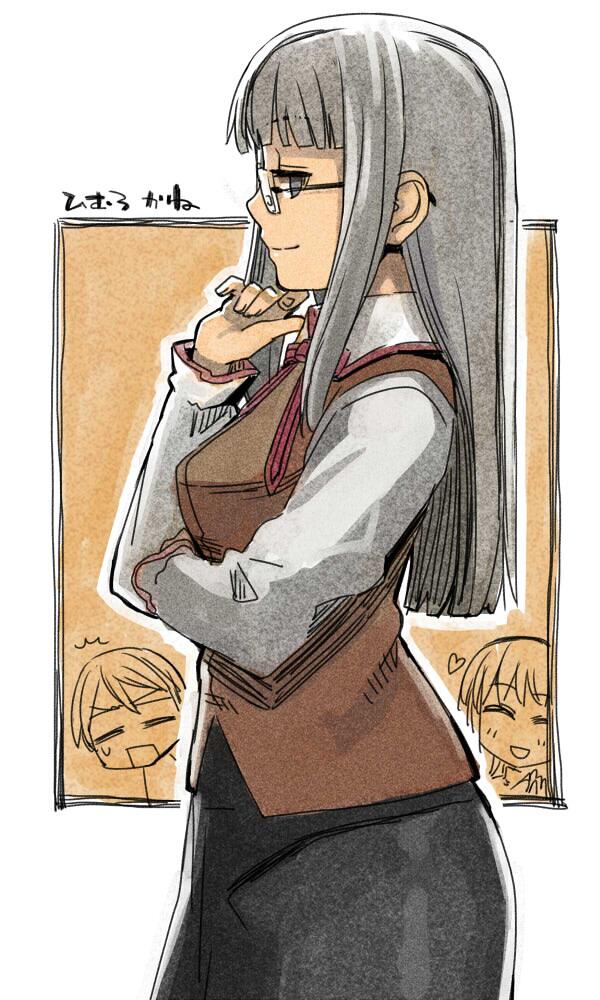 これといって面白味のないメ鐘さんだよ #型月版深夜の真剣お絵描き60分一本勝負 