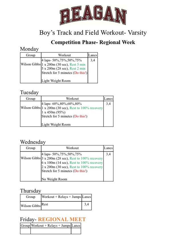 April 21-25. Regionals Week.