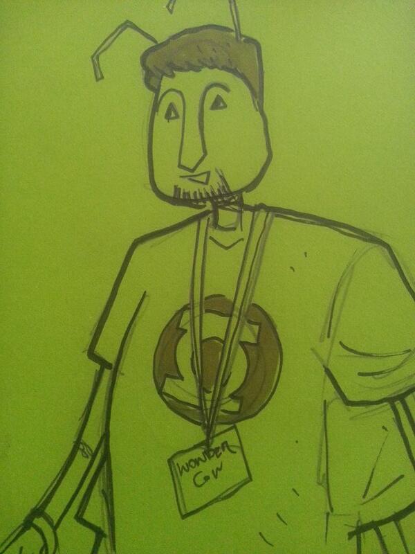 Rocketball2006's tweet photo. No big deal I was drawn as a termite #termites http://t.co/s9wxHm2CEB