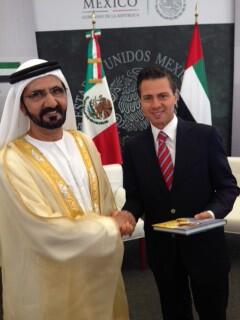 HHShkMohd's tweet photo. أنهيت اليوم محادثات بناءة مع الرئيس المكسيكي .. تناولنا خلالها أهمية بناء علاقة اقتصادية مستدامة بين بلدينا http://t.co/zB8vMz9zNU