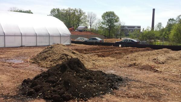 Mulch from <a href="/Compost_Comm/">Compost Matters</a> will fertilize <a href="/HubCityFM/">Hub City Market</a>'s urban farm. Find out more about the farm: goupstate.com/article/201404…