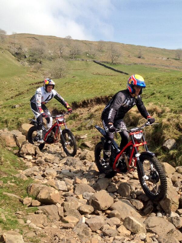 What a day out on trials bikes with some awesome people! <a href="/1nickowen/">nick owen</a> <a href="/dougielampkin/">Dougie Lampkin</a> <a href="/AussieGrit/">Mark Webber</a> #trials #bestday