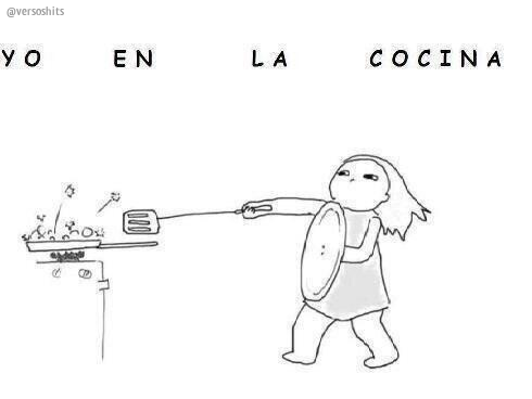 versoshits's tweet photo. Yo en la cocina: http://t.co/0qCKxrcyPc