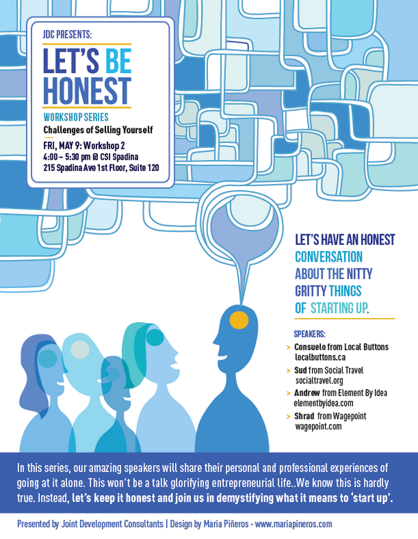elementByIdea's tweet photo. Co-Founder, to be presenting the honest truth of #startups in the Let's Be Honest Workshop #Toronto #TorontoEvents http://t.co/UbGOz4Fz6p