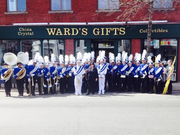 medfordband's tweet photo. MHS Band with school committee member Erin DiBenedetto @Erin4MA http://t.co/5FUCoXBxa3