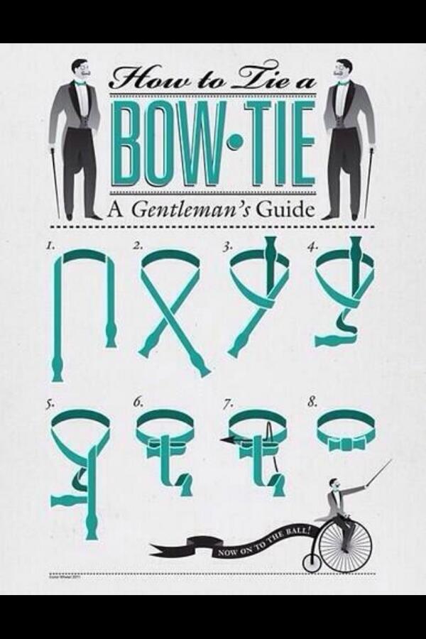 SCstandards's tweet image. Ladies, you should look this over so you can tie your gent's bow tie