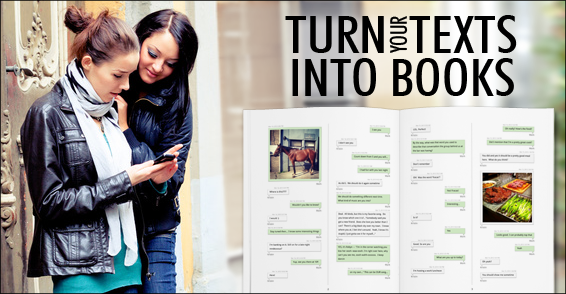 TextMessageBook's tweet image. Best Friends? Hilarious texting? Make those txts into a book + give to your BFF #BestFriendsForever #perfectgift