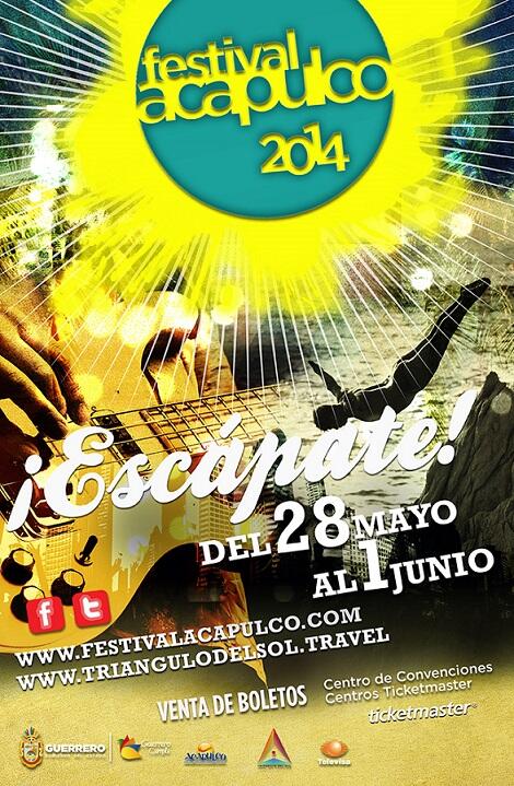 FESTIVAL ACAPULCO 2014, May 28 a Jun 01, 2014. ESCÁPATE!!!! <a href="/marybmedina/">Marybmedina</a> <a href="/festivalaca/">FESTIVAL ACAPULCO</a> <a href="/JavierAluni/">Javier Aluni</a> <a href="/afeetaca/">AFEET ACAPULCO</a>