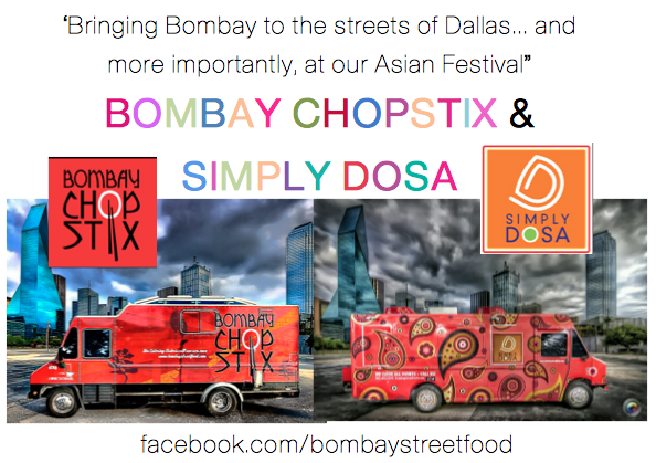 Asianchambertx's tweet photo. Less than a month to go for #asianfestivaldallas! We're excited to have @SimplyDosa @bombaychopstix @bombayfood! http://t.co/UOOfsFsAt1