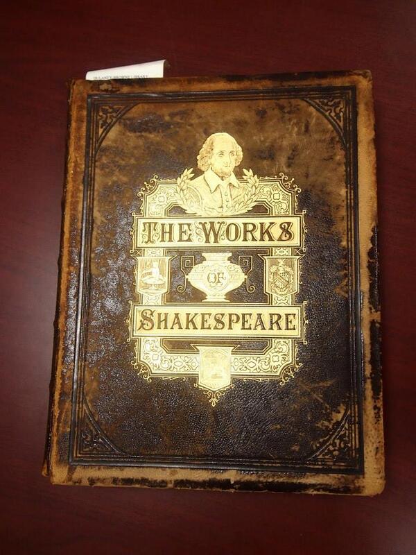 OCU_Library's tweet image. Several rare #Shakespeare texts are on display now in the @OKCU Archives (Library 5th floor). A must-see collection!