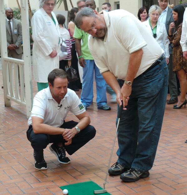 ErikCompton3's tweet photo. Told my story &amp; met amazing transplant patients at @OchsnerHealth. Spread awareness for organ donation! #DonateLife http://t.co/uJUglEJYK0