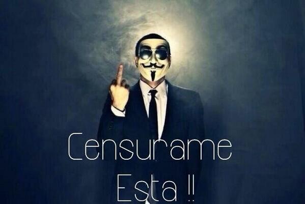 AnonymousMex_'s tweet photo. #LeyTelecom Censurara la libertad en internet. Porta esta imagen. Y demuestra tu manifiesto. #EPNvsInternet #México http://t.co/WUkI7eXNHH