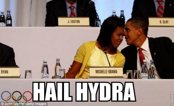 KernelReview's tweet photo. .@CaptainAmerica Every time #Hydra agents meet they whisper #HailHydra into each other's ear. Now we know. http://t.co/GBYjcUGyUz