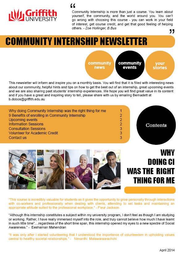 CommunityIntern's tweet image. Hi Everyone! Please have a look at our April CI Newsletter which aims to inform and inspire. Email us to view all.