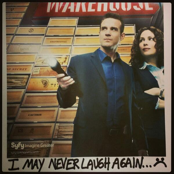 TheBockman's tweet photo. Goodbye Warehouse 13... You will be missed #byeWH13 http://t.co/hhp2m9QfUG