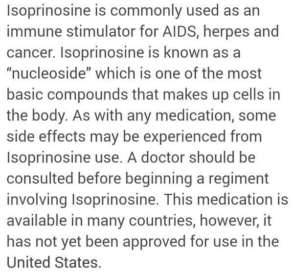 drOei's tweet photo. Always check your recipe... Isoprinosine should not be used for children, it is not for common viral infection :) http://t.co/R2MGp21OUN