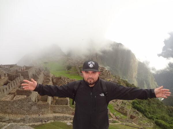 LilyNandoEthan's tweet photo. The Lamberty family 2014 vacation in Machupicchu, Peru. From Haledon, NJ to Peru,LETS GO NETS!!! #wearbrooklynat http://t.co/qjKAnIi98g