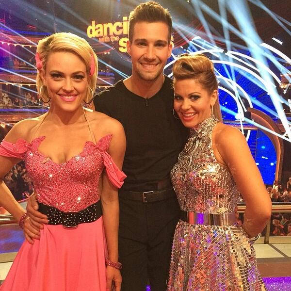 officialdwts's tweet photo. It's a @JamesMaslow sandwich! Whose dance is your favorite so far? #DWTS http://t.co/DFBh2sTFiE