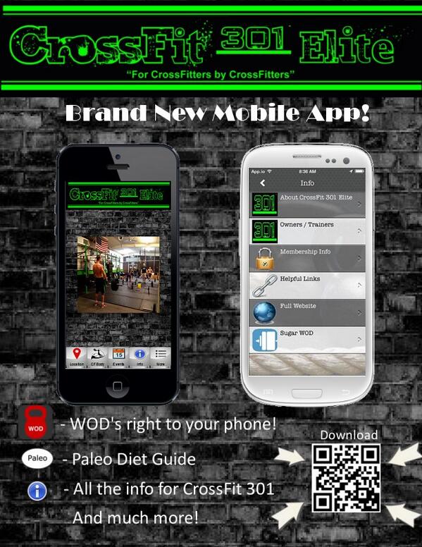 301_Elite's tweet photo. Official CrossFit 301 Elite App! #doinbigthings @CrossFit http://t.co/eUCoBlcyfX