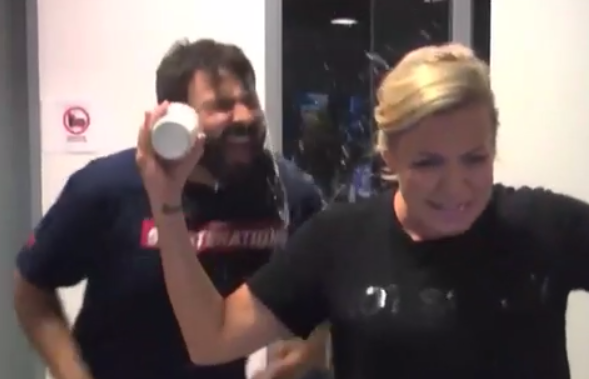 BleacherReport's tweet photo. VIDEO: Michelle Beadle of βSportsNationβ introduces the world to #Blakeing http://t.co/6sgA0bJ6CR http://t.co/mDKGtUyGTE