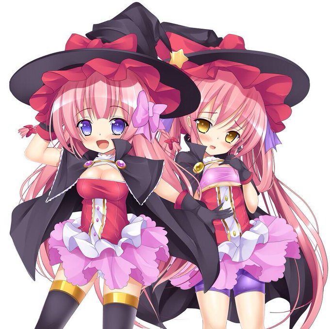 メル「明日は私達が主役ですよッ!!ね、マル♪」  マル「…ふぇっ!?…が、がんばる…ッ…ミルお姉ちゃん見ててね…」 