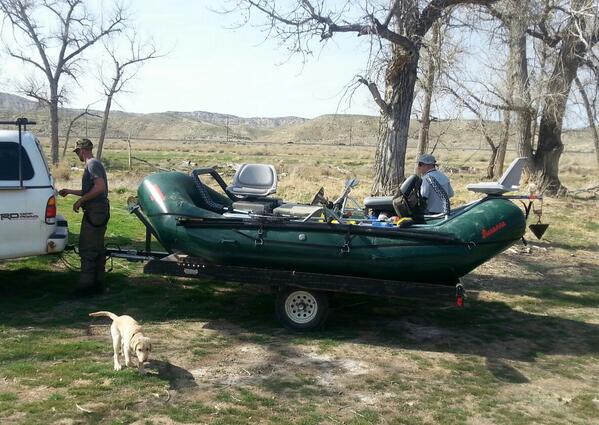 WyomingFishing's tweet image. Rowed the new #StreamTech raft today, definitely need one for Bull Lake Creek! #FishtheRez
