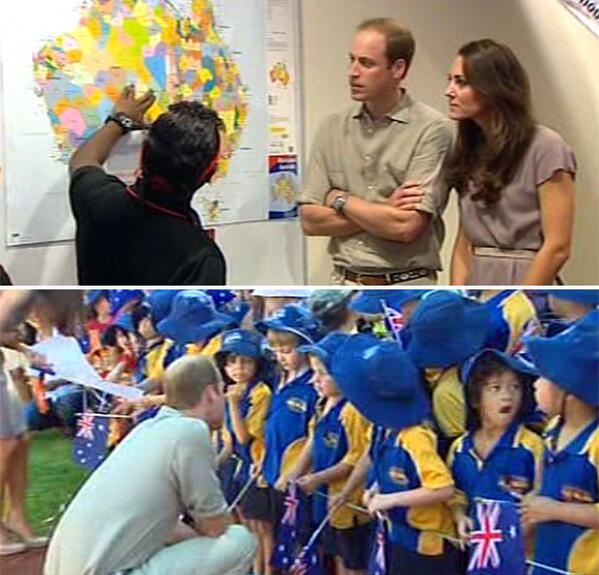 7NewsSydney's tweet photo. Royal couple tour an Indigenous Training Centre at #Yulara near #Uluru http://t.co/8PZf0tmsaM #RoyalVisitAus #7royal http://t.co/37A7hdIXra