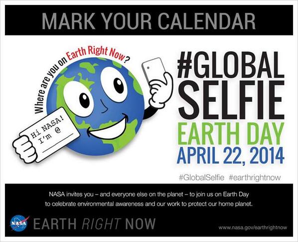 eadsac's tweet photo. @primerafuente1 #GlobalSelfie con la NASA en el Día de la Tierra. Mas información aquí. http://t.co/WFbzWbboF7 … http://t.co/aMjBBrphiO