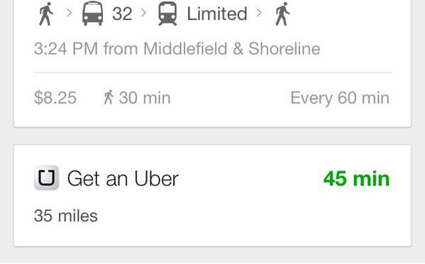 .@uber now has one of the best mobile ad units in the world with its Google Maps integration. Who can stop Uber?