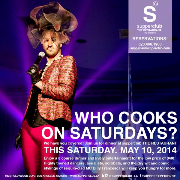 SCTheRestaurant's tweet photo. Who cooks on Saturday?? #supperexperience http://t.co/rU8Z41fIOs http://t.co/L1W5ErphX6
